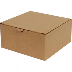 13,5x13,5x6,5cm Kilitli Kutu - Kraft