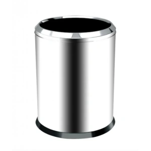 16 Lt Çemberli Çöp Kovası Paslanmaz (1 Adet)