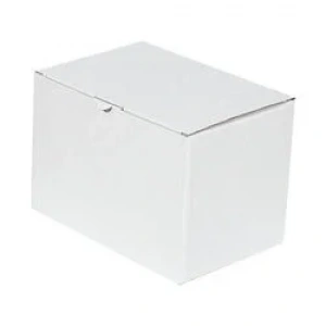 18x13x15,5cm Kilitli Kutu - Beyaz