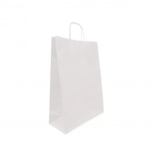 19x11x22 Beyaz Kraft Çanta