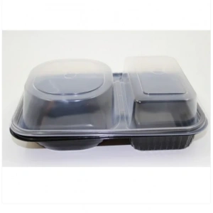 2 Bölmeli Hamburger Kabı Set - V410 ( 50 Adet )