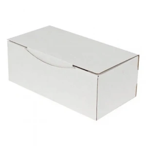 22,5x12x8cm Kilitli Kutu - Beyaz