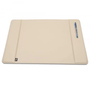 2k 535-10 Rainbow Bej Suni Deri Tek Parça Pad Sümen