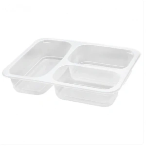 3 Bölmeli Mikrodalga Yemek Kabı ( 400 Adet )