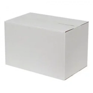 35x20x20cm Tek Oluklu Koli - Beyaz