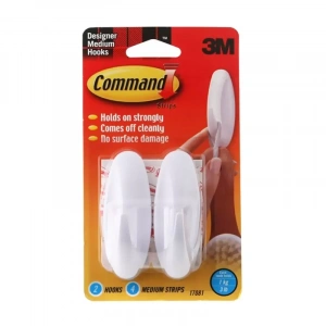 3M 17092 COMMAND ŞEFFAF KÜÇÜK BOY ASKI 2Lİ