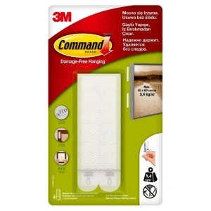 3M Command Çerçeve Asma Cırt Bandı Orta Boy Dar 17207