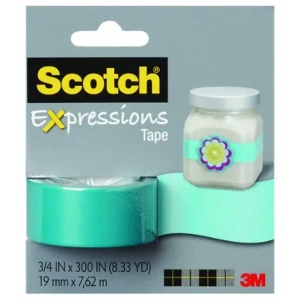 3m Scotch Turkuaz Mavi Renkli Dekoratif Bant (19mmx7,62m)