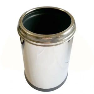 5 Lt Çemberli Çöp Kovası Paslanmaz (1 Adet)