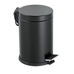 5 Lt Pedallı Çöp Kovası Siyah ( 1 Adet )