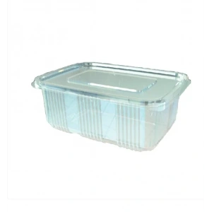 750 Cc Düz Kapak Sızdırmaz Kap - V06 ( 100 Adet )