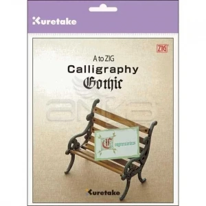 A To Zig Calligraphy Gothic Kaligrafi Kitabı