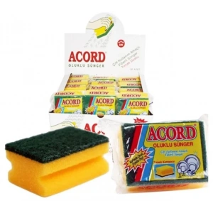 Acord Tekli Oluklu Sünger ( 1 Adet )