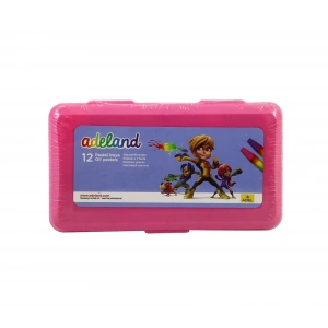 ADEL 12 RENK PASTEL BOYA PEMBE PP KUTU 1835000
