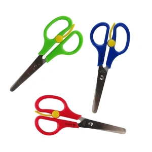 Adel Cetvelli Yaylı Makas Yuvarlak uç