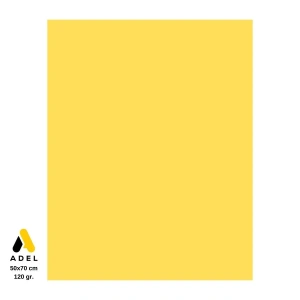 Adel Fon Kartonu 120gr 50x70cm Sarı