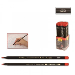 Adel Kırmızı Kopya Kalemi Siyah Lata 1419001 72 Li