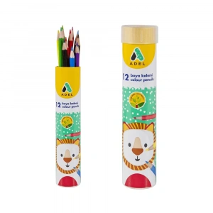 Adel Metal Tüp Boya Kalemi 12 Renk Tam Boy 2112315013