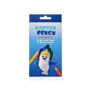 Adel Pengu Üçgen 12’Li Jumbo Boya Kalemi