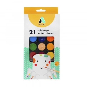 Adel Sulu Boya 21 Renk Büyük Boy 931001