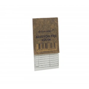 ADİSYON FİŞİ KÜÇÜK DÜZİNE