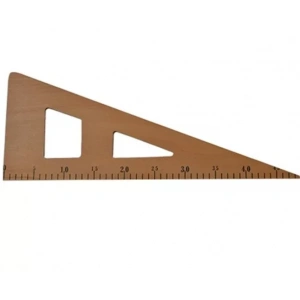 Ahşap Büyük Gönye Riga Cetvel