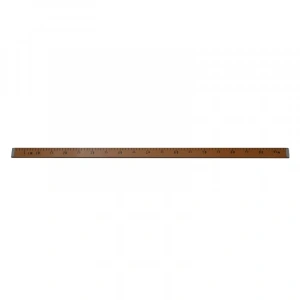 Ahşap Manifatura Cetveli Demirli 1 Metre (100cm)