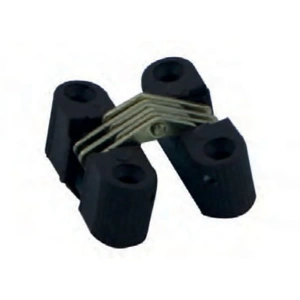 Akordion Kırma Masa Menteşesi Oval Kahve 10 Mm