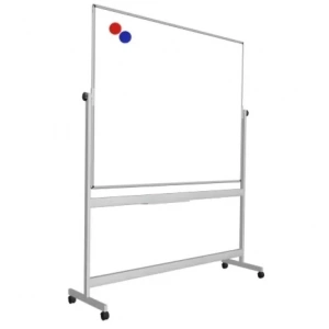 AKYAZI 0077 EMAYE MOBİL ÇİFT TARAFLI YAZI TAHTASI 120x140