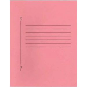 ALEMDAR PEMBE TELLİ TAM KAPAKLI LÜKS KARTON DOSYA