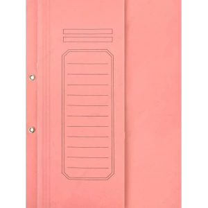ALEMDAR PEMBE TELLİ YARIM KAPAKLI LÜKS KARTON DOSYA