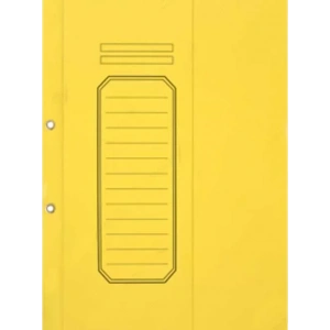 Alemdar Sarı Telli Yarım Kapaklı Lüks Karton Dosya