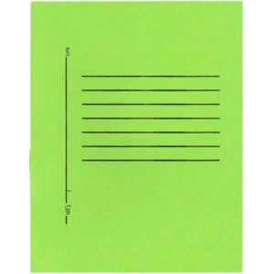 Alemdar Yeşil Telli Tam Kapaklı Lüks Karton Dosya