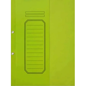 ALEMDAR YEŞİL TELLİ YARIM KAPAKLI LÜKS KARTON DOSYA