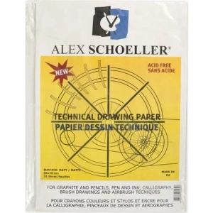 ALEX SCHOELLER 50x70 TEKNİK RESİM KAĞ.200 GR.25Lİ