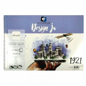 Alex Schoeller Design Ja Eskiz Defteri 180gr 35x50cm 15 Yaprak ALX 0687