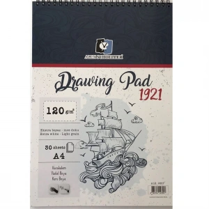 Alex Schoeller Drawing Pad Eskiz Defteri 120gr A4 30 Yaprak ALX 0557