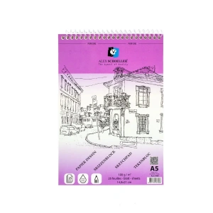 Alex Schoeller Eskiz Blok Defter Spiralli 180gr A5 25yp ALX-7808