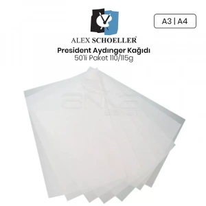 Alex Schoeller President Aydınger Kağıdı 50li Paket 110/115g