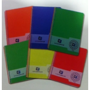 Alex Schoeller Spiralli Çizgili Defter A4 80 Yaprak