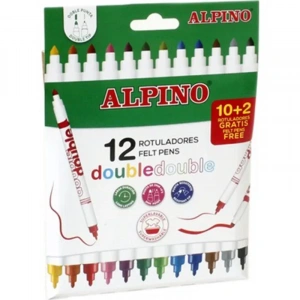 ALPINO 12 RENK ÇİFT YÖNLÜ KEÇELİ KALEM AR-002013