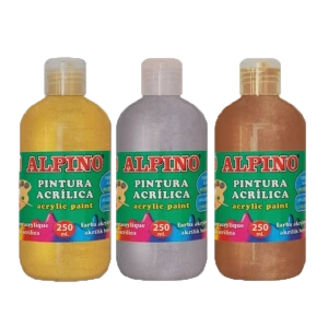 Alpino Akrilik Boya Şişe 250 ML Metalik Bronz DV000134