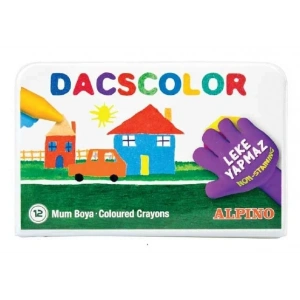 Alpino Dacscolor Mum Boya 12 Renk Plastik Çantalı