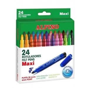 Alpino Maxi Keçeli Boya Kalemi 24 Renk