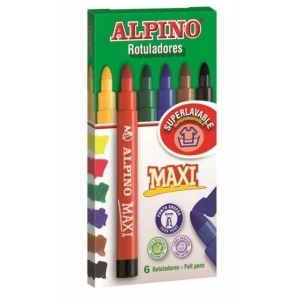 Alpino Maxi Keçeli Boya Kalemi 6 Renk