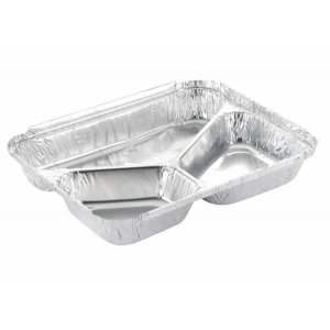 Alüminyum 3 Gözlü Kase ( 100 Adet )