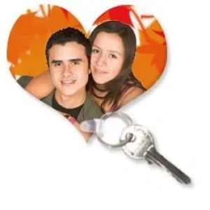 Anahtarlık Baskı (çift Taraflı-kalpli)