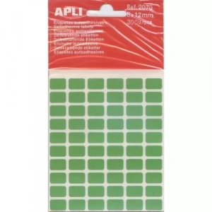 Aplı 2070 Etiket 8 X 12 Mm Yeşil 300 Adet