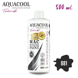 Aquacool Multi Akrilik Boya 500ml 881 Antrasit Gri