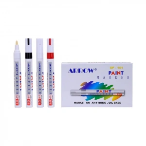 Arrow SP 101 Derz Kalemi Paint Marker Beyaz
